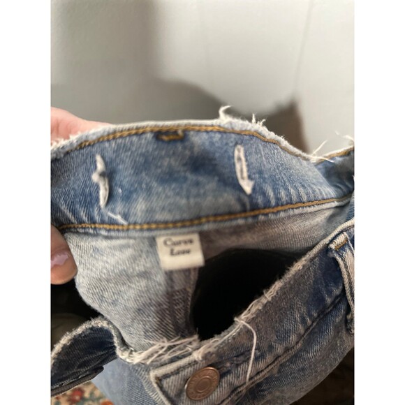 Abercrombie & Fitch Blue The 90s Straight Ultra High Rise Jeans - Picture 3 of 3